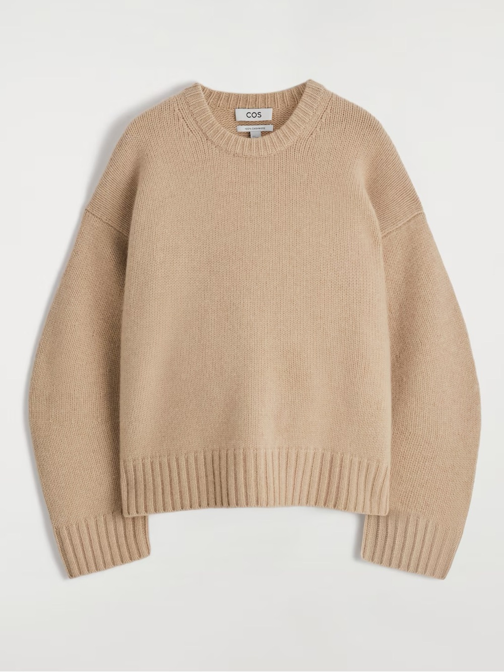 COS Chunky Cashmere Crewneck Sweater